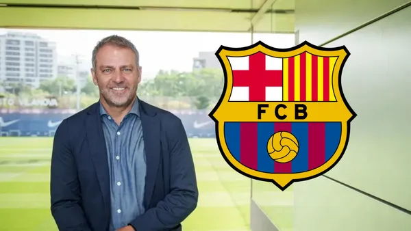 Hansi Flick en las oficinas del FC Barcelona. (Foto: FC Barcelona)