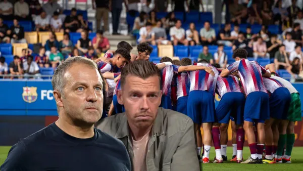 Hansi Flick y Jota Jordi