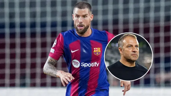 Iñigo Martínez - Hansi Flick (Foto: X)