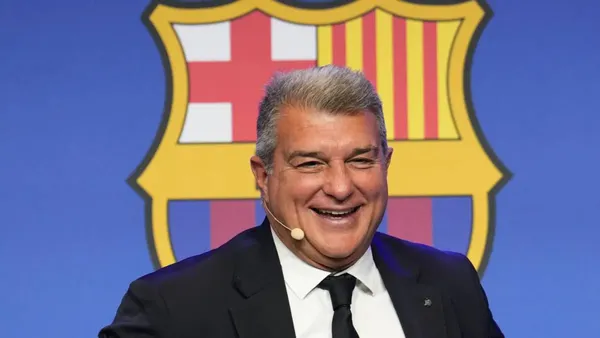 Joan Laporta, presidente del Barça