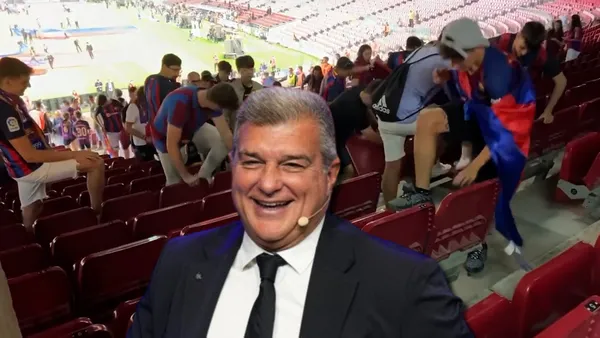 Joan Laporta, presidente del FC Barcelona