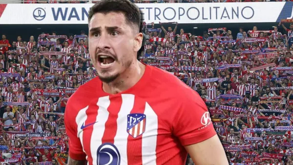 José María Giménez con la camiseta del Atlético de Madrid