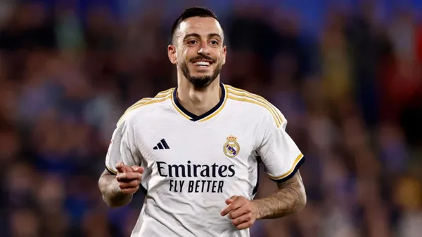 Joselu, delantero del Real Madrid