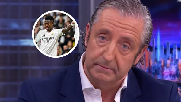 Josep Pedrerol y Vinícius Junior Foto: Astramedia y Marca