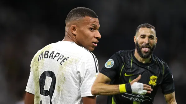 Kylian Mbappé - Karim Benzema (Foto: Real Madrid)