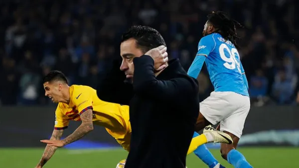 La jugada que pudo cambiarlo todo en el Napoli vs Barça y que lamenta Xavi