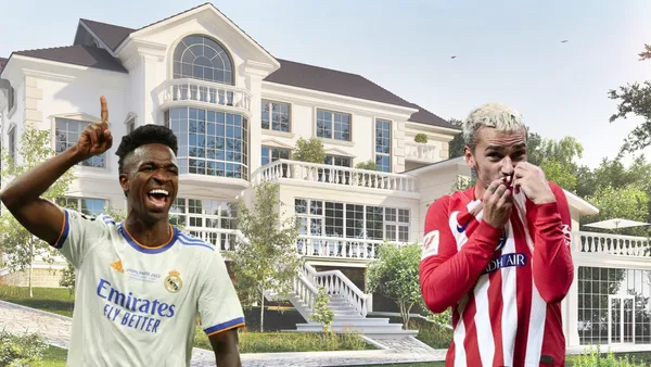 La mansión de Vinicius vale 7 millones, lo que sale la de Griezmann en Madrid