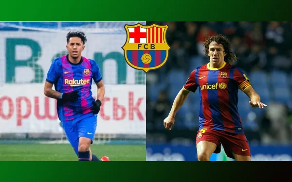 La Masía es una verdadera línea de producción de talentos para el planeta fútbol. Desde sus entrañas asoma un nuevovalor juvenil con sangre ecuatoriana.