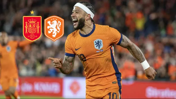 Le Normand cometió un penalti que no era a Depay y el árbitro pito la pena máxima