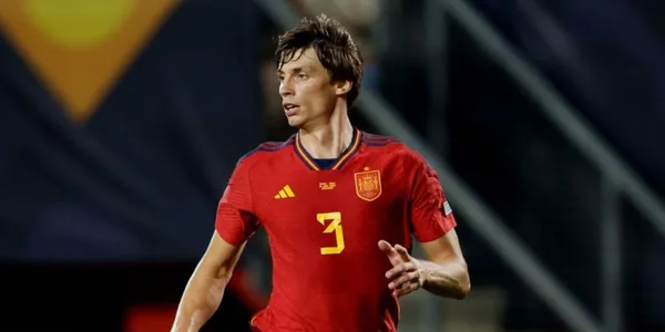 Le Normand fue el autor del tanto para abrir el marcador a España, ante su similar de Georgia