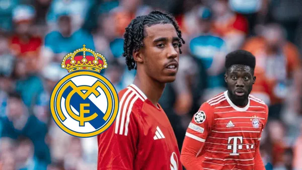 Leny Yoro - Alphonso Davies (Foto: X)