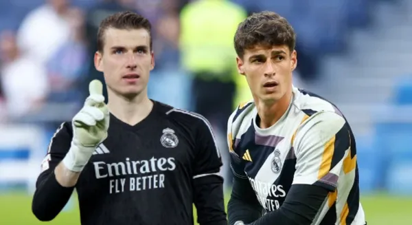 Lunin y Kepa, los dos porteros del Real Madrid