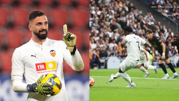 Mamardashvili y Vinicius Jr.