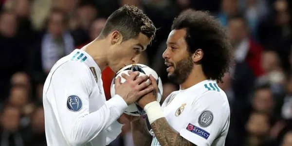 Marcelo aún lleva en el recuerdo a Real Madrid y los visitó, pero mira lo que hizo Cristiano Ronaldo que ya no se acuerda del club