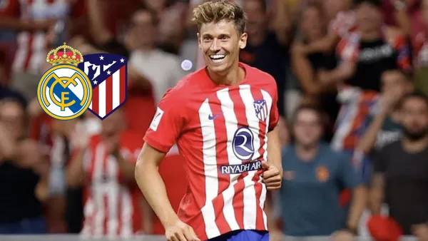 Marcos Llorente celebrando gol