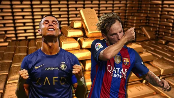 Mientras Cristiano Ronaldo gana 200 millones, el salario para Rakitic en Arabia