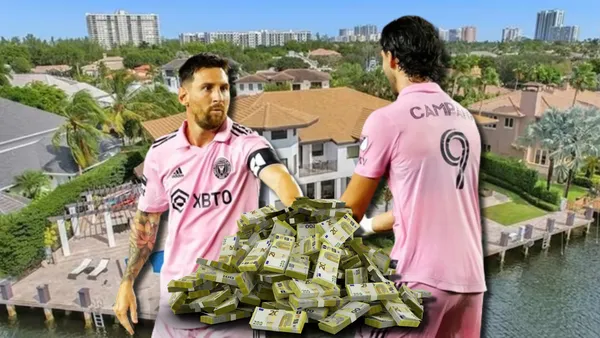 Mientras Messi compró en 11 millones, lo que gastó Campana en su casa en Miami