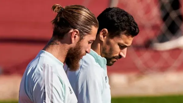 Mientras Ramos reclamó penal, esto dijo Navas tras ser eliminado ante Atleti