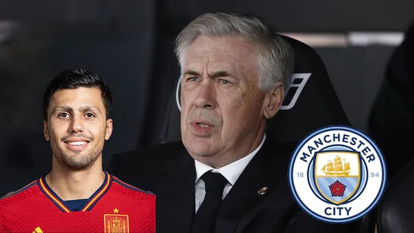 Mientras Rodri hizo doblete, la pésima noticia para Ancelotti antes de City