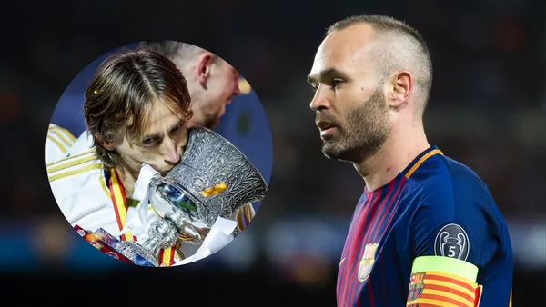 Modric e Iniesta. Foto: redes de Modric e Iniesta.