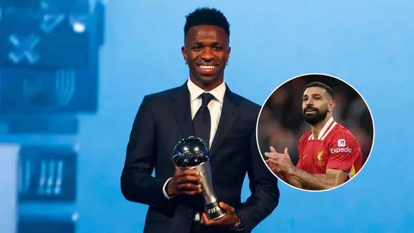 Mohamed Salah - Vinicius Jr. (Foto: X)