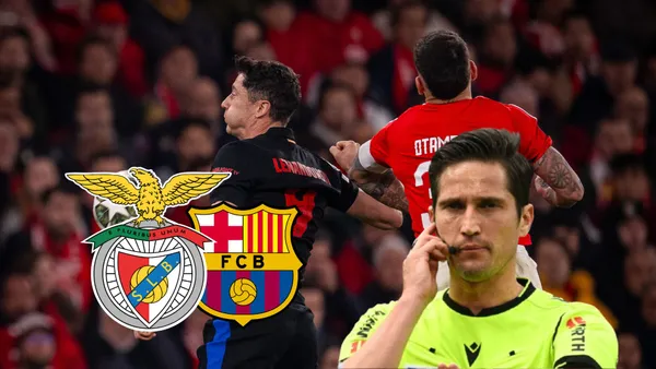 Munuera Montero - Benfica - FC Barcelona (Foto: X)