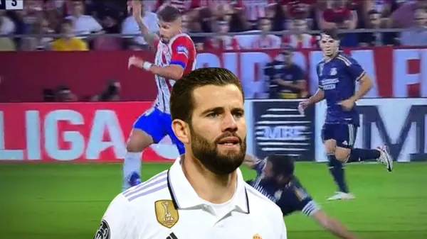 Nacho fue el protagonista de la jornada en España, el zaguero del Real Madrid pegó una brutal patada en el duelo ante Girona.