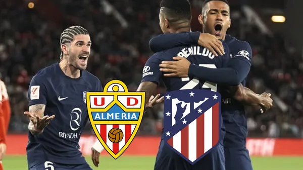 Noche argentina en Almería, Rodrigo de Paul convierte el 2 a 1 para Atleti