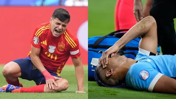 Pedri y Araújo se lesionaron con sus selecciones. (Foto: collage)
