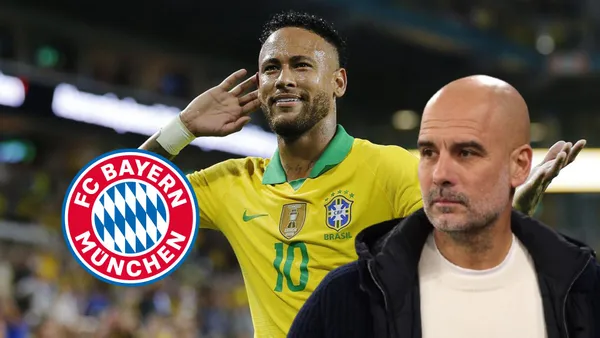 Pep Guardiola - Neymar Jr. (Foto: X)