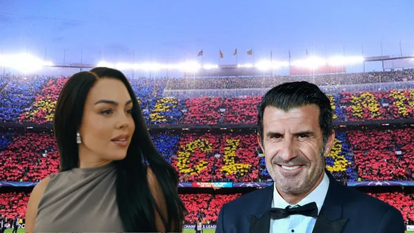 Primero fichó en Madrid, el nuevo puñal de Figo a Barca con Georgina Rodríguez