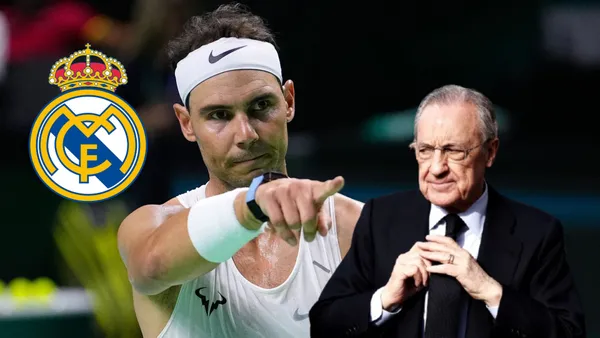 Rafael Nadal - Florentino Pérez (Foto: Real Madrid)