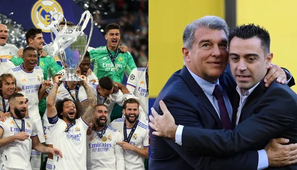 Real Madrid celebró su decimocuarta UEFA Champions League, mientras el Barcelona se conforma con tener en el club a los ganadores de The Best en 2021, Robert Lewandowski y Alexia Putellas.