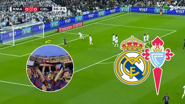 Real Madrid - Celta de Vigo (Foto: Captura X)