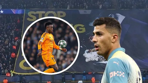 Rodri - Vinicius Jr. (Foto: X)