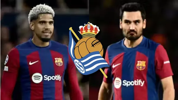 Ronald Araújo y Gundogan, del FC Barcelona