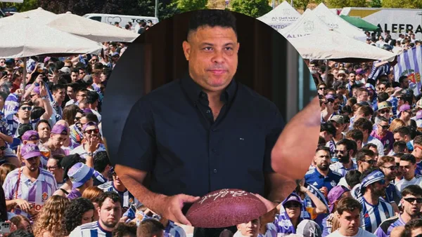 Ronaldo. Foto: redes de Valladolid y Ronaldo.