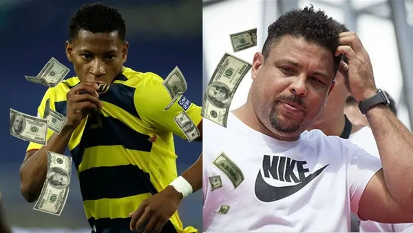 Ronaldo Nazario está preocupado por su estrella, por la que invirtió 7 millones de euros, y las alarmas se encienden en el entorno del Real Valladolid..