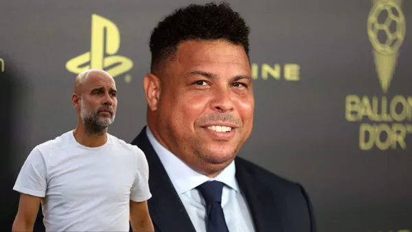 Ronaldo Nazário - Pep Guardiola (Foto: Libertad Digital)