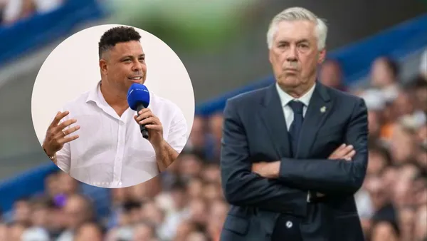 Ronaldo y Ancelotti. Foto: redes de Ronaldo y Ancelotti.