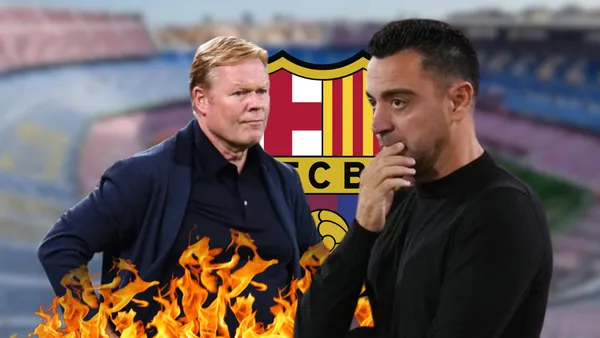 Salió por la puerta de atrás y se acordó del Barça, Koeman y su apoyo a Xavi