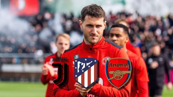 Santiago Giménez, delantero del Feyenoord