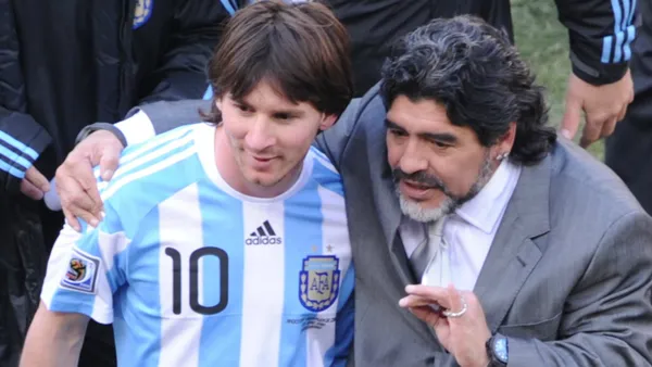 Selección Argentina, Diego Maradona y Lionel Messi