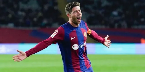 Sergi Roberto volvió a aparecer para poner la casa en orden y adelantar en el marcador al FC Barcelona sobre Almería
