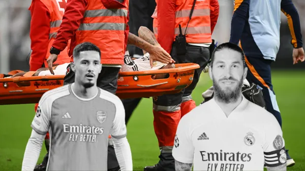 Sergio Ramos - William Saliba (Foto: Real Madrid)