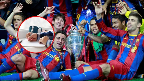 Supo compartir equipo con varias de las leyendas del equipo blaugrana.