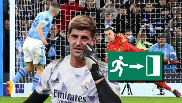 Thibaut Courtois y Andriy Lunin / Foto: Defensa Central