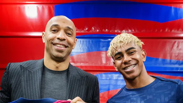 Thierry Henry y Lamine Yamal