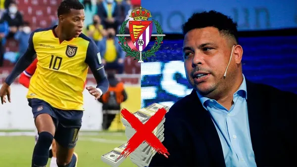 Una de las figuras del fútbol ecuatoriano y del Real Valladolid estaría teniendo algunos conflictos con el presidente de la institución Ronaldo Nazario Lima.