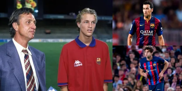 Varios han sido los casos de padre e hijo jugando para el Barcelona, pero con una llamativa estadística.